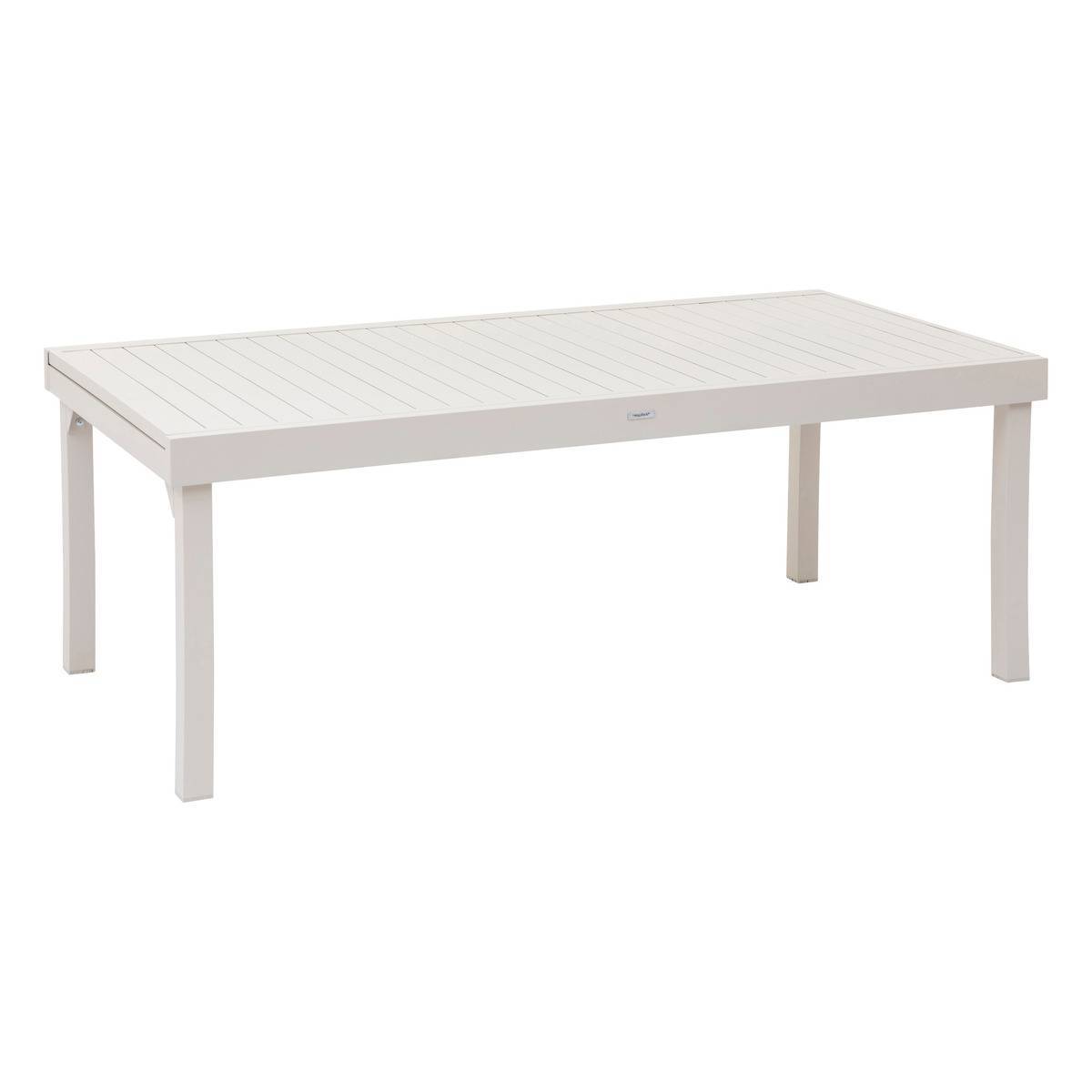 Hesperide - Table de jardin extensible "Piazza" argile 12 places en aluminium traité en epoxy Hespéride - Image 2