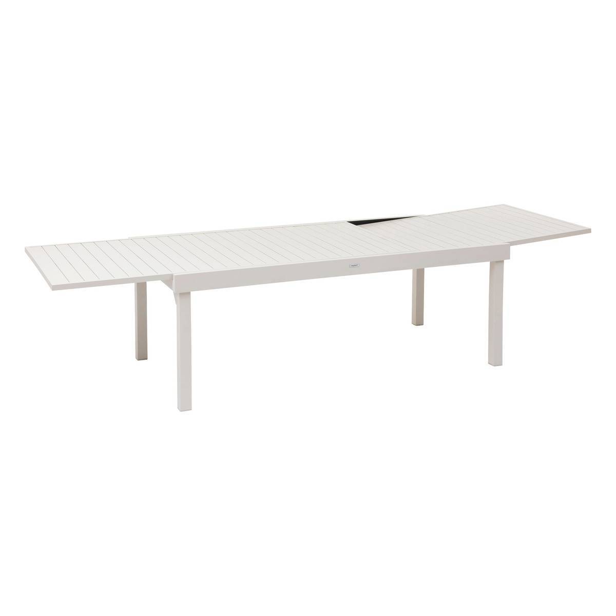 Hesperide - Table de jardin extensible "Piazza" argile 12 places en aluminium traité en epoxy Hespéride - Image 3