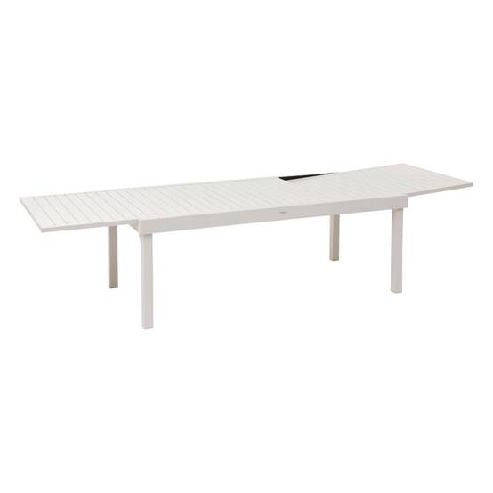 Hesperide - Table de jardin extensible "Piazza" argile 12 places en aluminium traité en epoxy Hespéride - Image 5