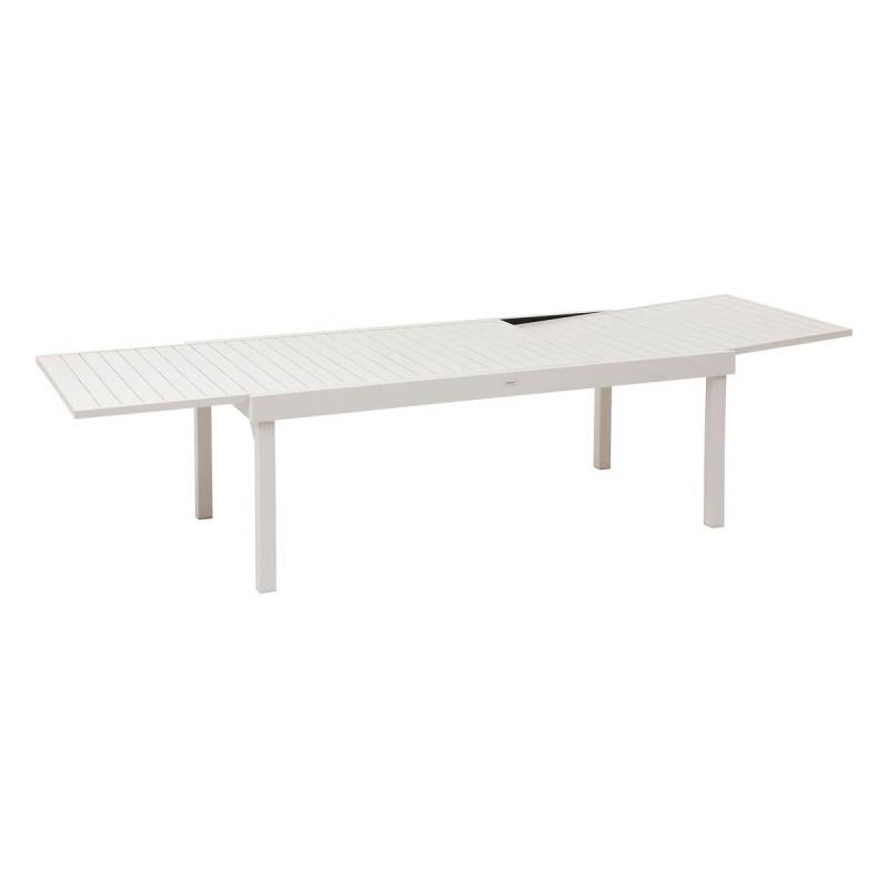 Hesperide - Table de jardin extensible "Piazza" argile 12 places en aluminium traité en epoxy Hespéride - Image 5