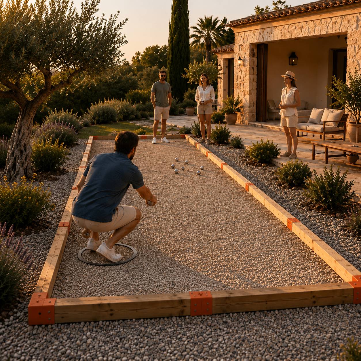 Tp Toys - Terrain de pétanque de 12 x 4 M