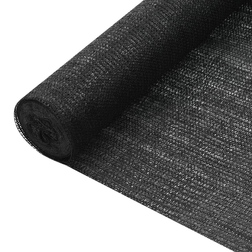 Helloshop26 - Filet brise-vue 1,8x25 m PEHD 75 g/m² noir - Image 1