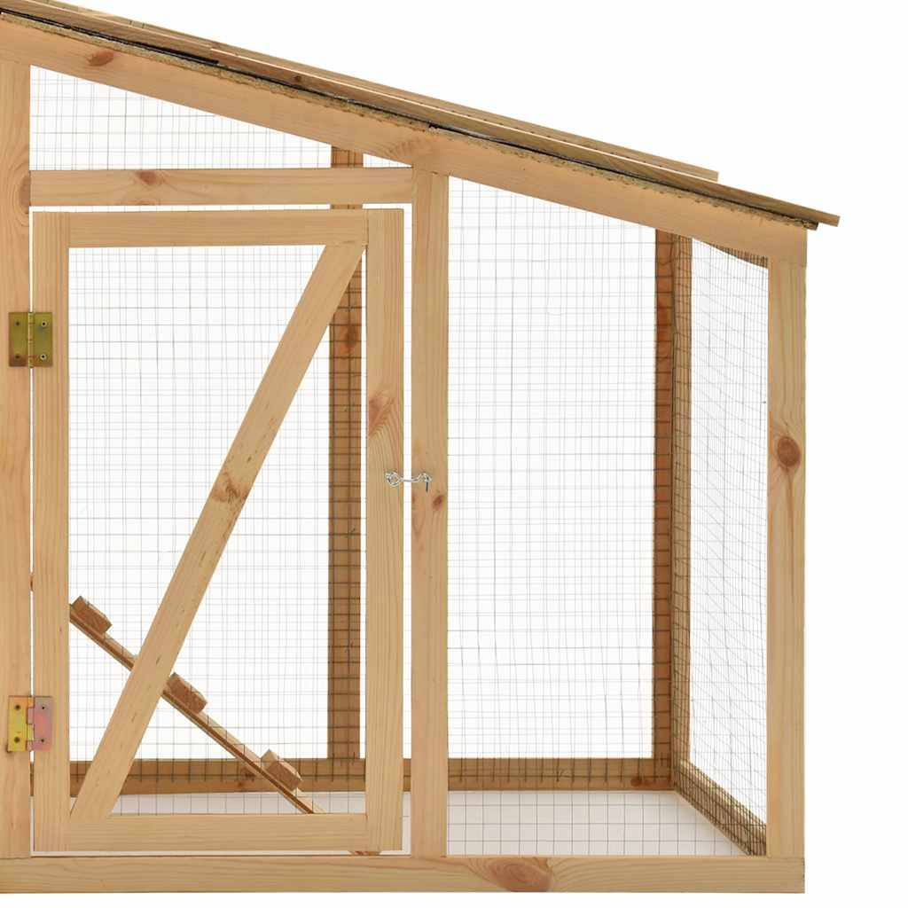 Vidaxl - Poulailler Bois de pin massif 178x67x92 cm vidaXL 170915 - Image 7