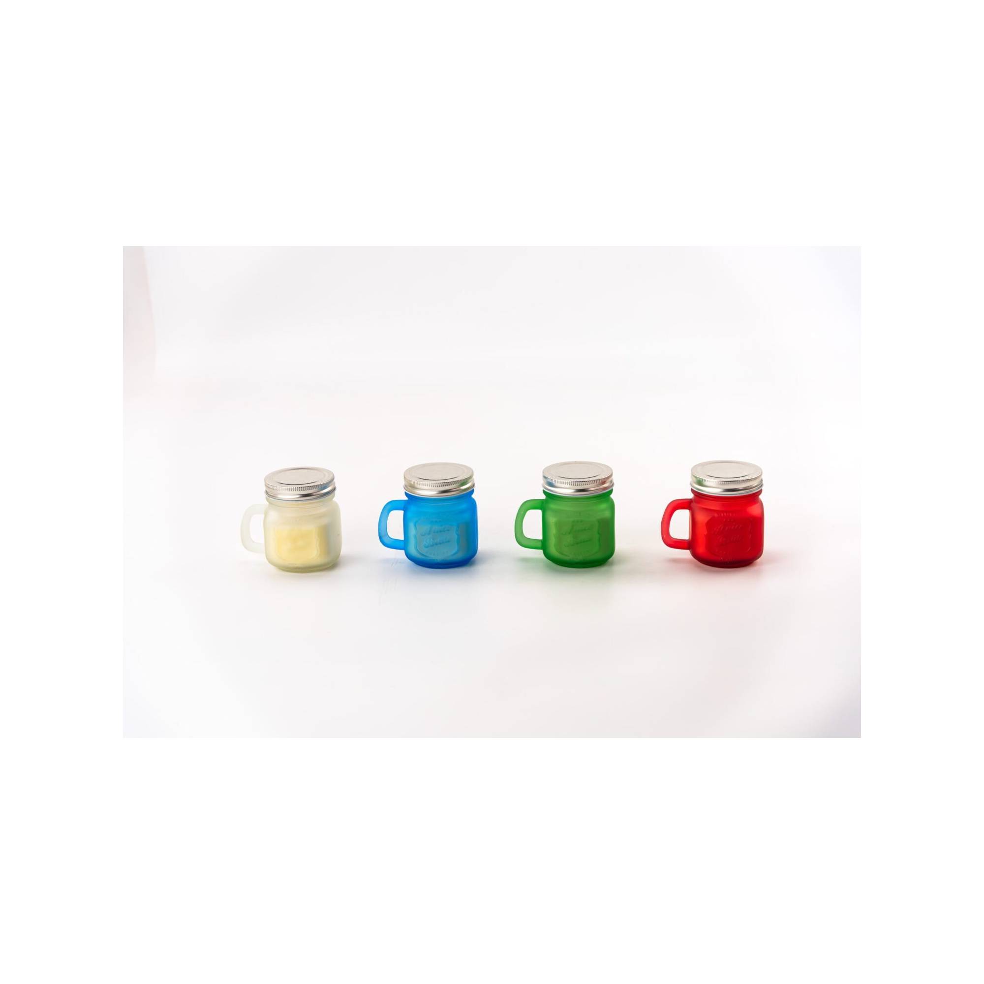 Sans Marque - Lot de 4 bougies citronnelle d'extérieure - Contre les moustiques - A la cire de soja - 10 x 8,8 cm - Image 1