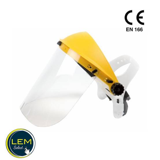 Visière de protection professionnelle avec écran en polycarbonate et bandeau réglable - Image 2