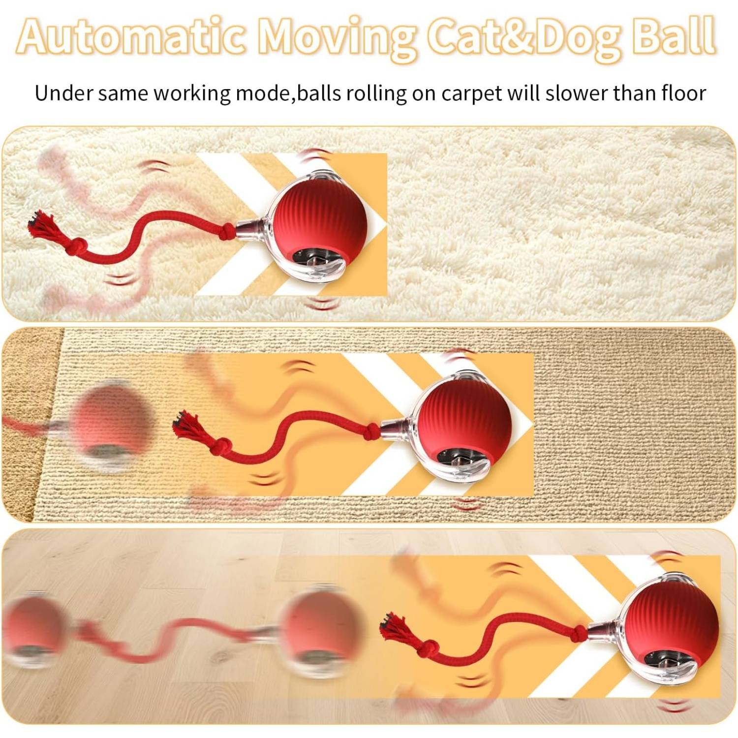 Balle Interactive Automatique pour Chat Électrique DtopbuyAge - Image 5