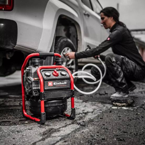 Einhell - Compresseur sans fil SILENZZO 36/210 - 36V - 210L/min - 8 bar - cuve 8L - 70dB - sans batterie Einhell - Image 2