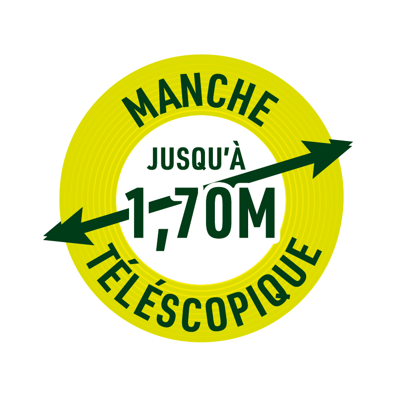 PACK Tronçonneuse 2en1 + 2 chaînes | Manche télescopique | Tronçonneuse sans fil | Bricoler/couper/élaguer | Légère- VENTEO - Image 7