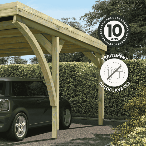 Carport double Victor Moderne - Forest Style - Image 3