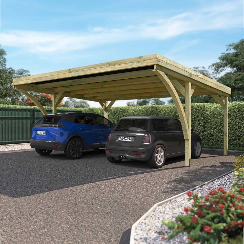 Carport double Victor Moderne - Forest Style - Image 2