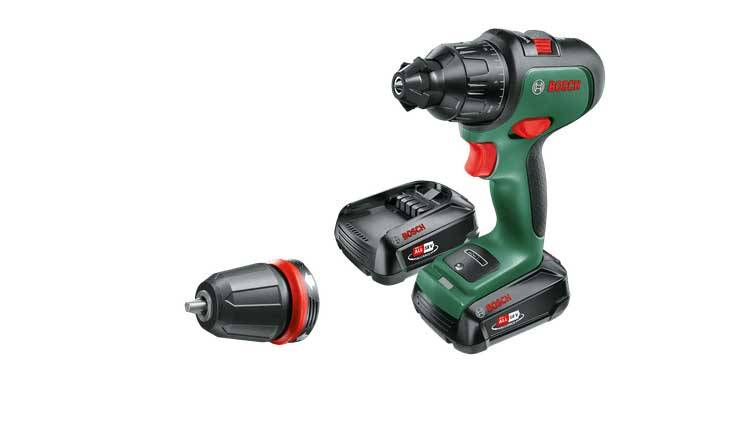 Bosch - Perceuse à percussion BOSCH AdvancedImpact 18 + 2 batteries 2,5 Ah   chargeur - 06039B5109 - Image 1