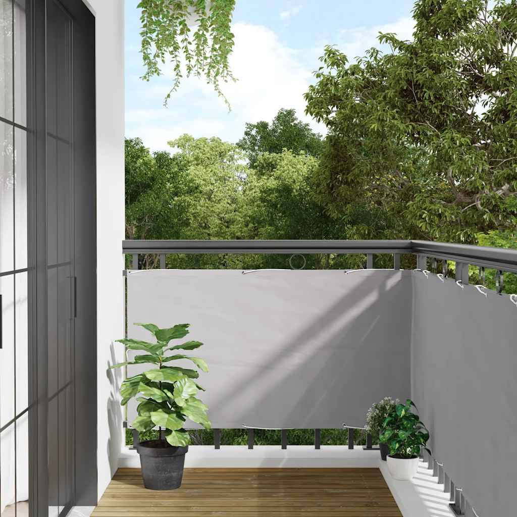 PANGIVO - Écran d'intimité balcon PVC gris 400 x 120 cm - PANGIVO - Image 1