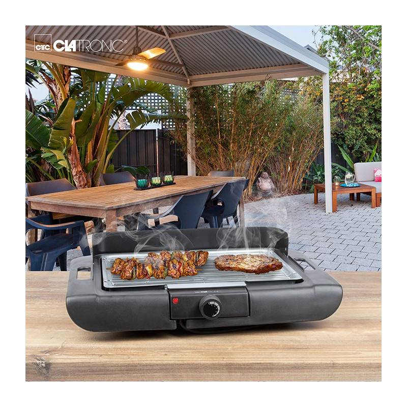 Barbecue Gril électrique de table 2000W BQ 3507 Noir Clatronic - Image 5