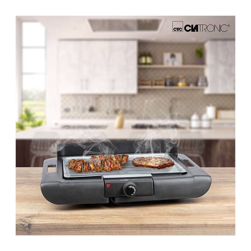 Barbecue Gril électrique de table 2000W  BQ 3507 Noir Clatronic - Image 4