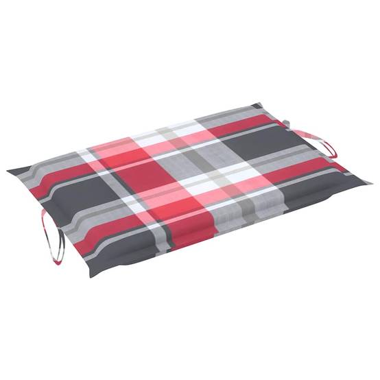 Chaise longue | Transat | Bain de soleil de jardin avec coussin Bois d'acacia solide - Image 9