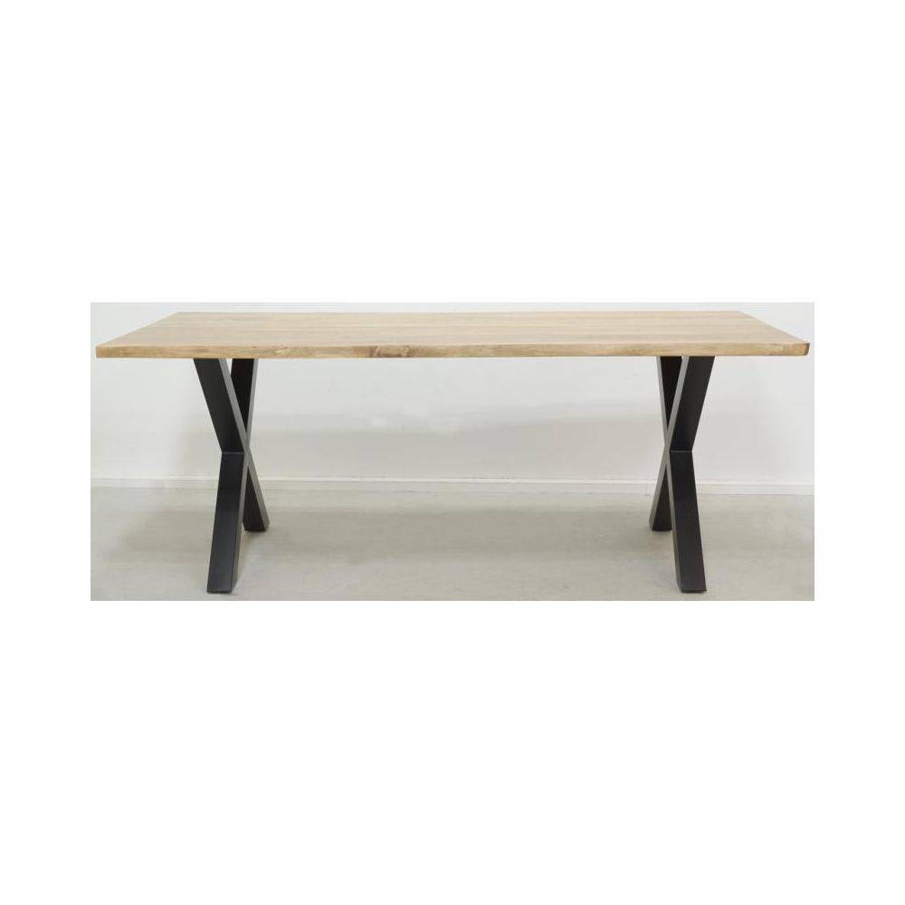 Aubry Gaspard - Table rectangulaire en acacia L 180 Ep.25mm - Image 4