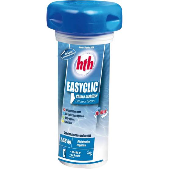 Diffuseur flottant chlore multifonction HTH EASYCLIC 1,66 kg - Image 4