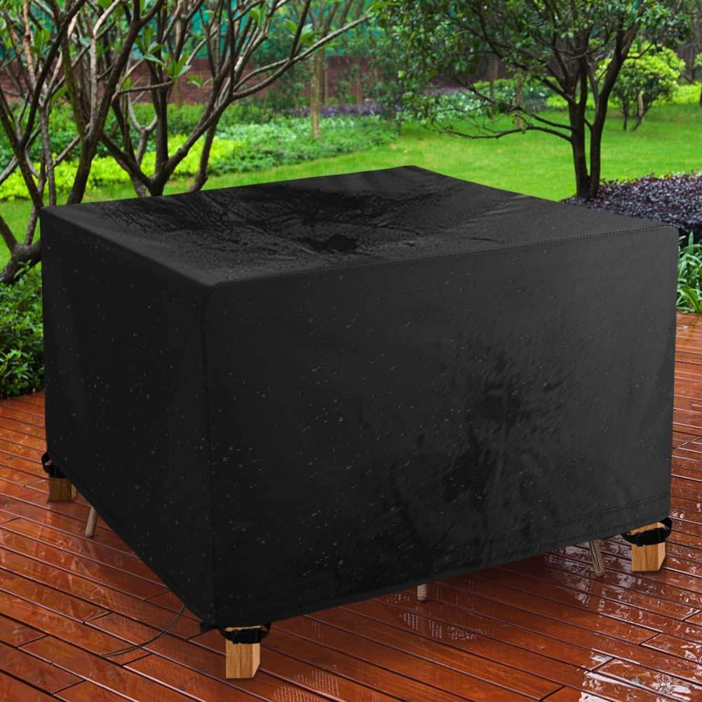 IntiMeg - Housse Salon de Jardin, 420D Tissu Oxford Housse Table de Jardin, Housse de Meuble Bâche Salon de Jardin Protection Imperméable Résiste Aux UV Table - Image 5