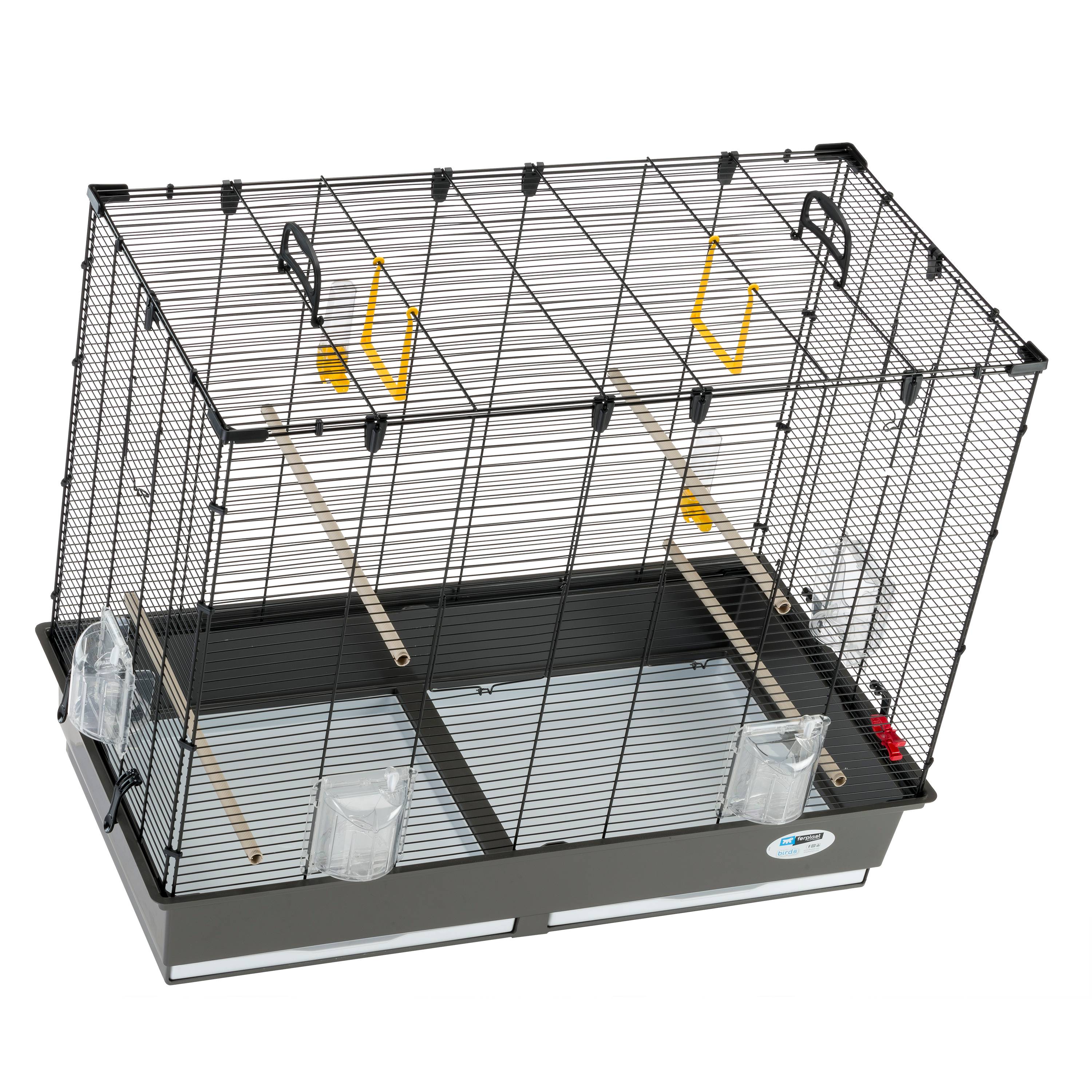 Ferplast - Ferplast Grande Cage pour Canaris, Perruches et Oiseaux Exotiques PIANO 6, avec Mangeoires Pivotantes et Accessoires - Image 7