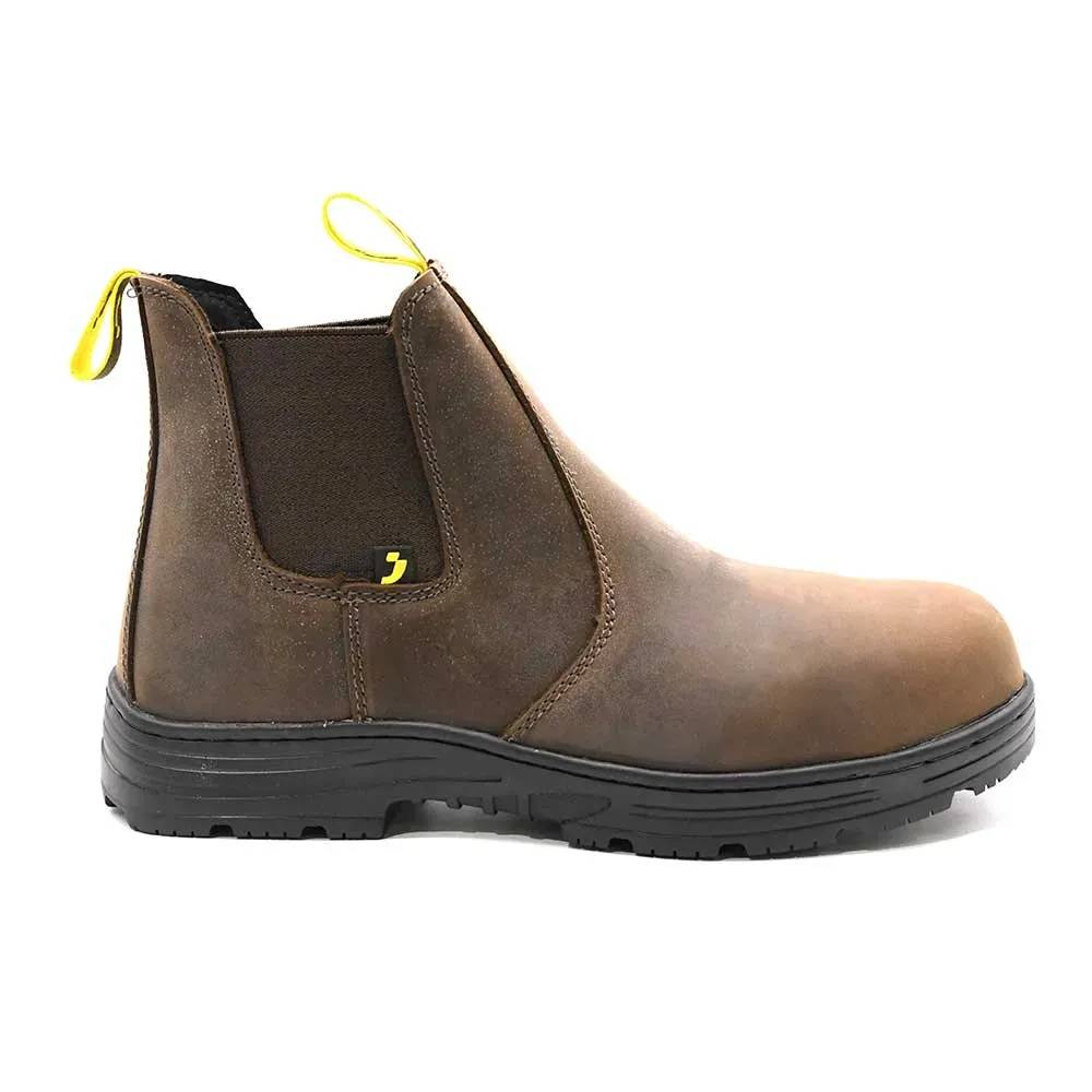 Bottines sécurité Jackman S3 cuir marron embout acier Safety Jogger - Image 4