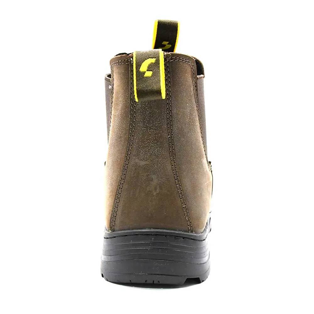 Bottines sécurité Jackman S3 cuir marron embout acier Safety Jogger - Image 6