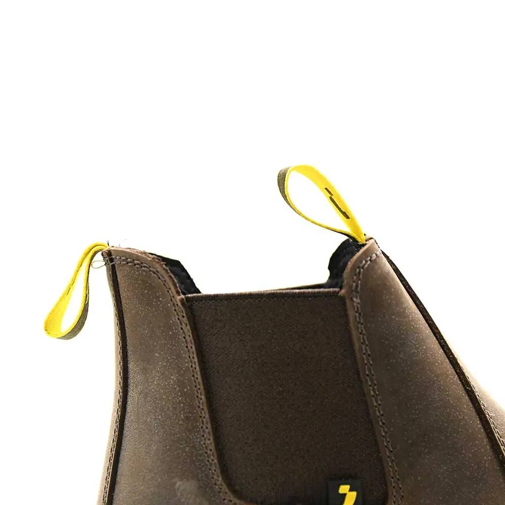 Bottines sécurité Jackman S3 cuir marron embout acier Safety Jogger - Image 8