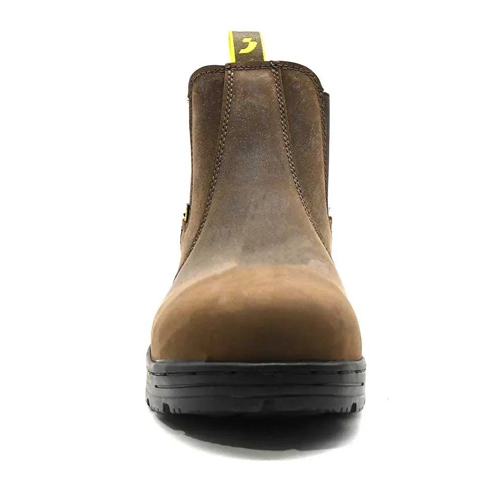 Bottines sécurité Jackman S3 cuir marron embout acier Safety Jogger - Image 5
