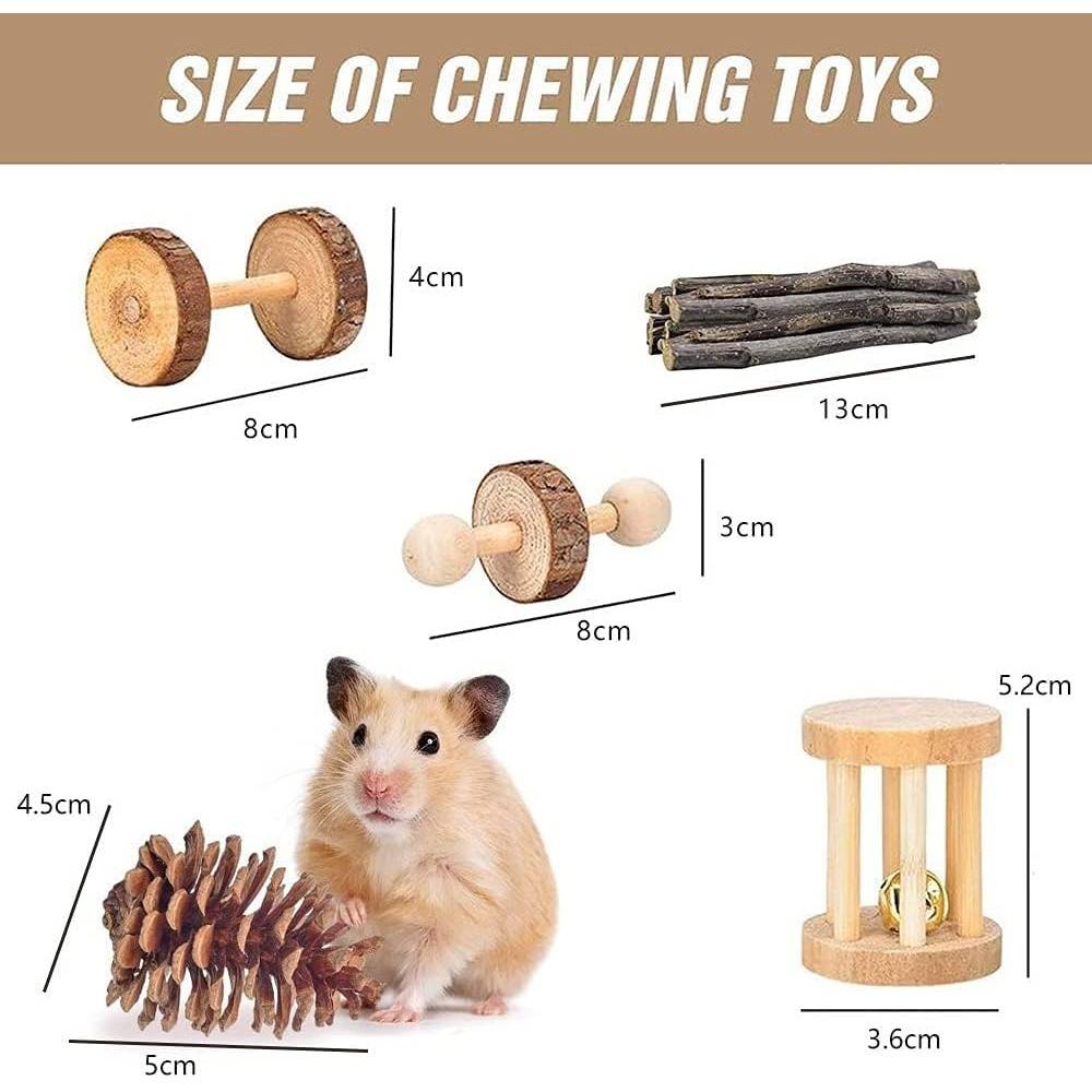 DtopbuyAge - Lot de jouets pour hamster lapin cochon d'Inde perroquet DtopbuyAge - Image 5