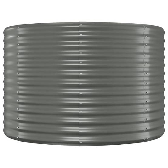 Carré potager acier galvanisé XXL pour jardin 396x100cm Gris – ComfortXL Outdoor Living - Image 4