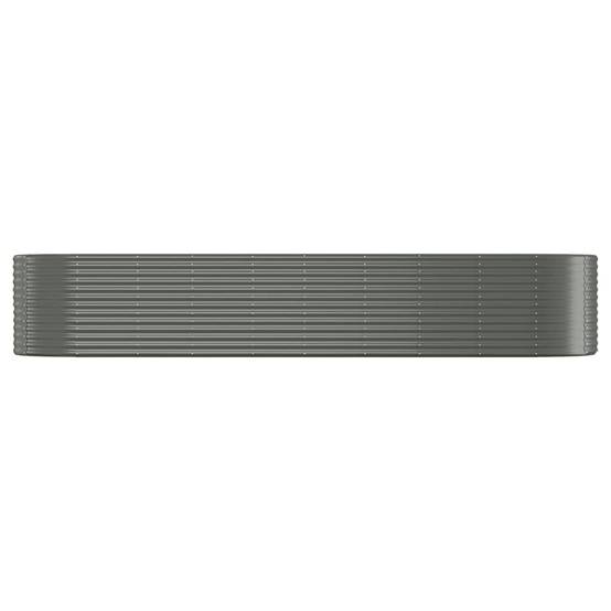 Carré potager acier galvanisé XXL pour jardin 396x100cm Gris – ComfortXL Outdoor Living - Image 3