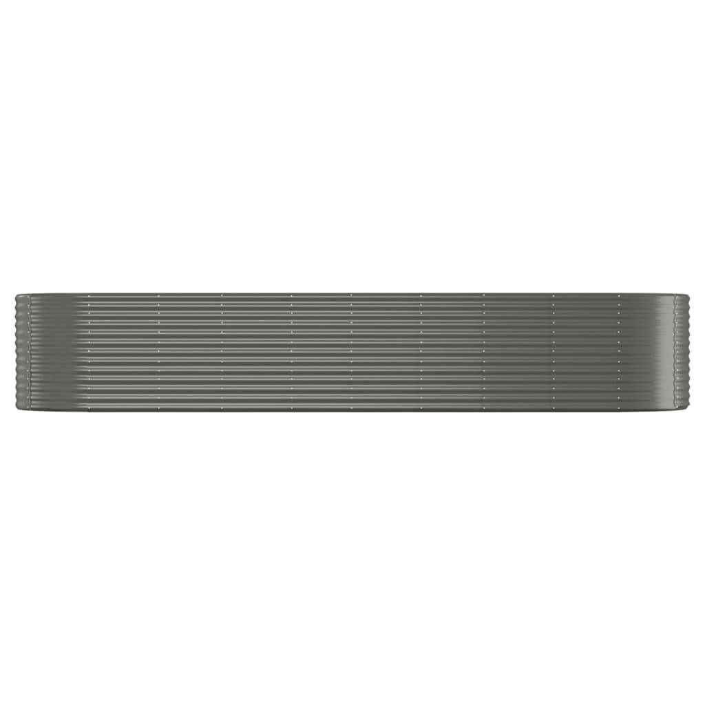 Carré potager acier galvanisé XXL pour jardin 396x100cm Gris – ComfortXL Outdoor Living - Image 3