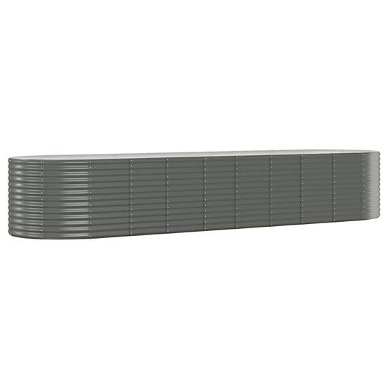 Carré potager acier galvanisé XXL pour jardin 396x100cm Gris – ComfortXL Outdoor Living - Image 2