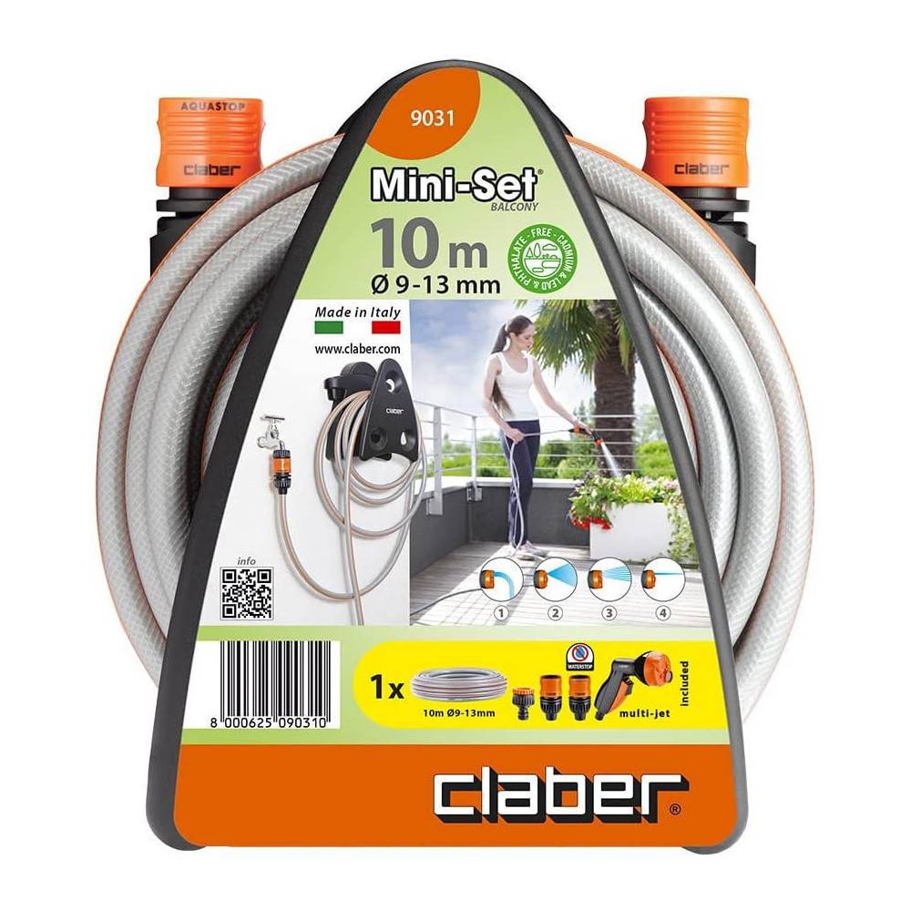 Claber - Kit support avec tuyau MINI SET BALCONY 10m - Image 2