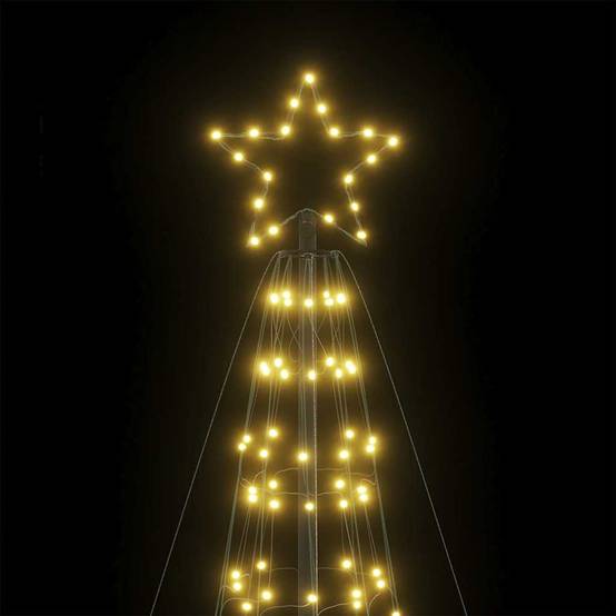 Sapin De Noël - Arbre de Noël lumineux avec piquets 1534 LED blanc chaud 500 cm - Image 10