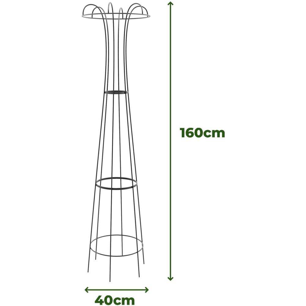 Komet - Treilli en acier 40 x 160 cm Obelisk - Image 4