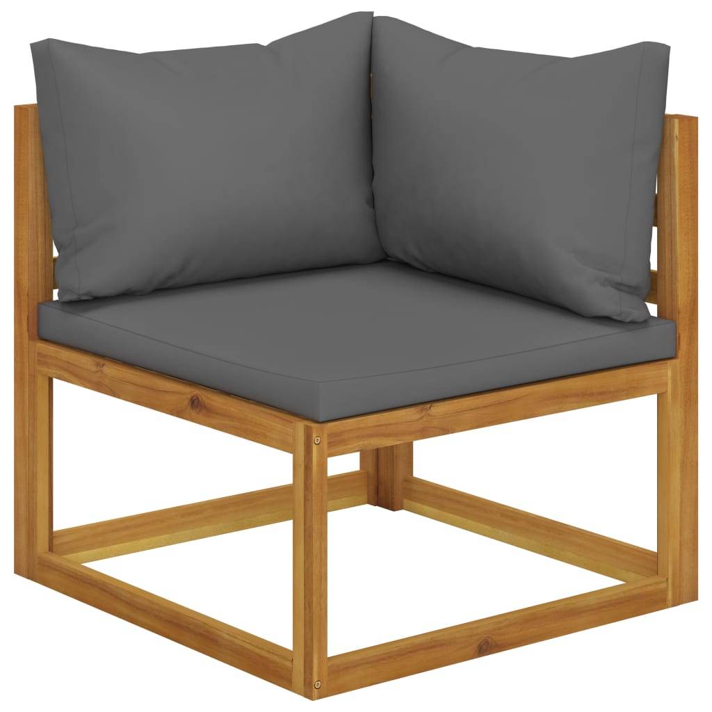 Vidaxl - Salon de jardin 8 pcs avec coussin Bois d'acacia solide vidaXL 3057614 - Image 5