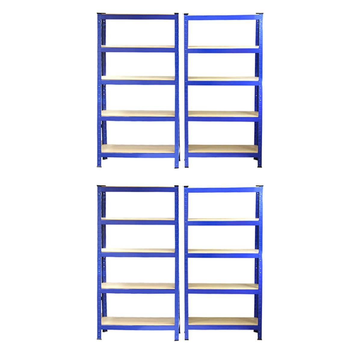 Monstershop - 4 x Monster Racking T-Rax Rayonnage Étagère Robuste, Bleu, 75cm L, 30cm P - Image 2