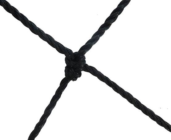 Filet de volière - Maille de 60mm Noir 12.5m x 20m 1.2 mm - Image 2