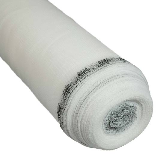 Filet d'échafaudage Blanc 3,07x50 m 50EC - Qualité PRO - Filet de protection d'échafaudage pour chantier - Pare-gravats TECPLAST - Image 1