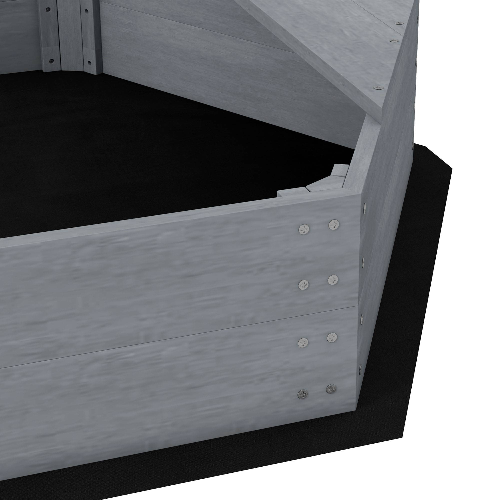 Outsunny - Bac à sable enfant design bateau - dim. 190L x 90l x 138H cm - voile, gouvernail - bois gris - Outsunny - Image 2