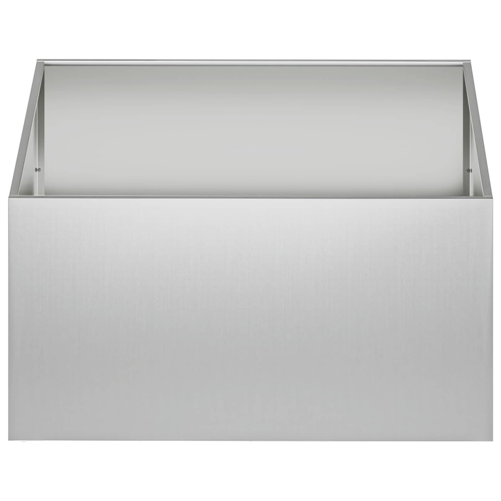 Vidaxl - Cache-pot de jardin Argenté 80 x 80 x 40 cm Acier galvanisé vidaXL 8005116 - Image 4