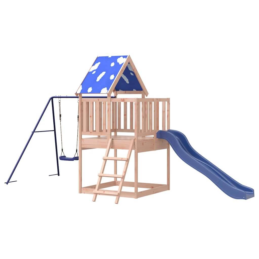 Aire de jeux d'extérieur - Jeu Plein air enfant bois massif de douglas rj45 - Image 4