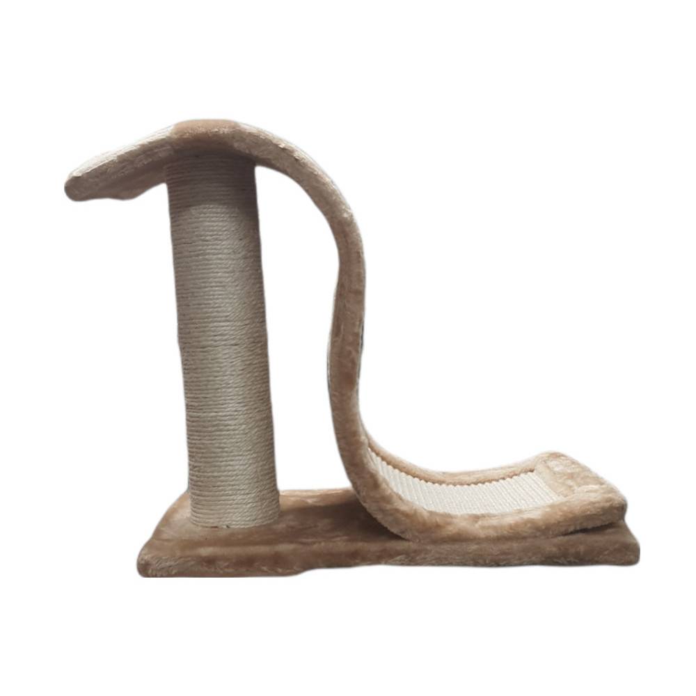 Trixie - Griffoir vague Inca avec bord en peluche, pour chat - Image 1