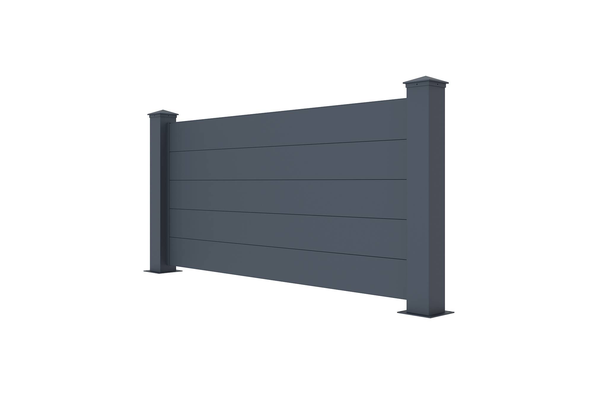 Casanoov Lot de 5 kits de clôture aluminium NIESEN H.90  cm - kits complet 9.5 m - Image 4