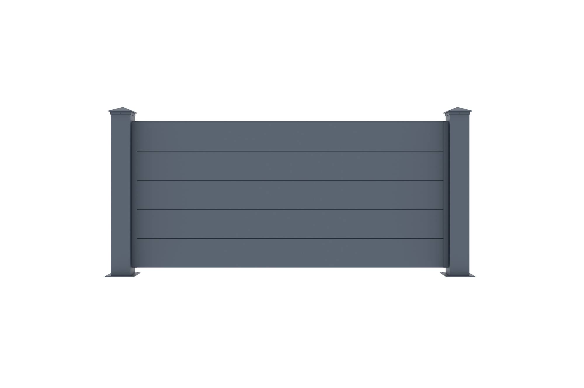 Casanoov Lot de 5 kits de clôture aluminium NIESEN H.90  cm - kits complet 9.5 m - Image 3