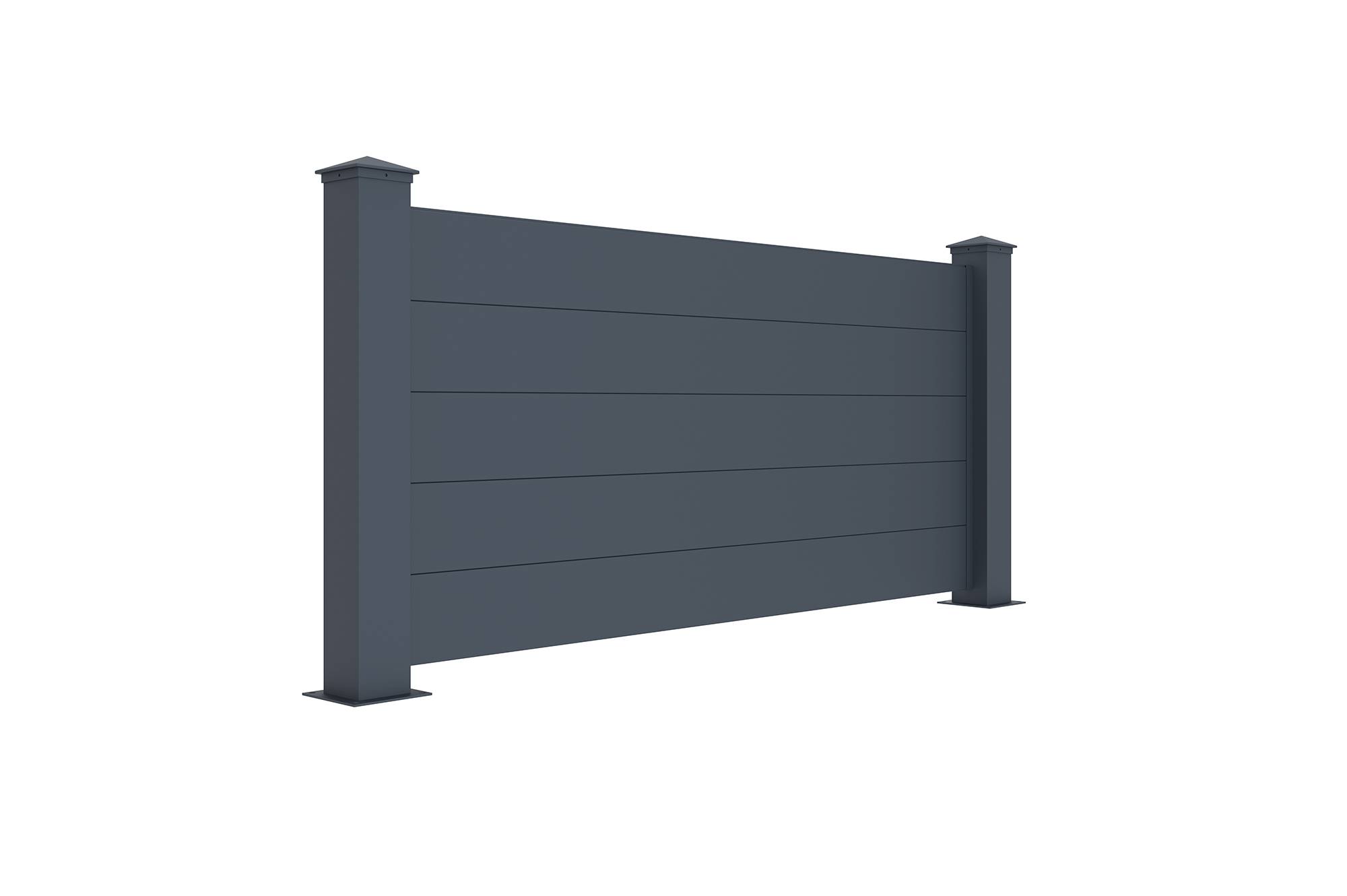 Casanoov Lot de 5 kits de clôture aluminium NIESEN H.90 cm - kits complet 9.5 m - Image 5