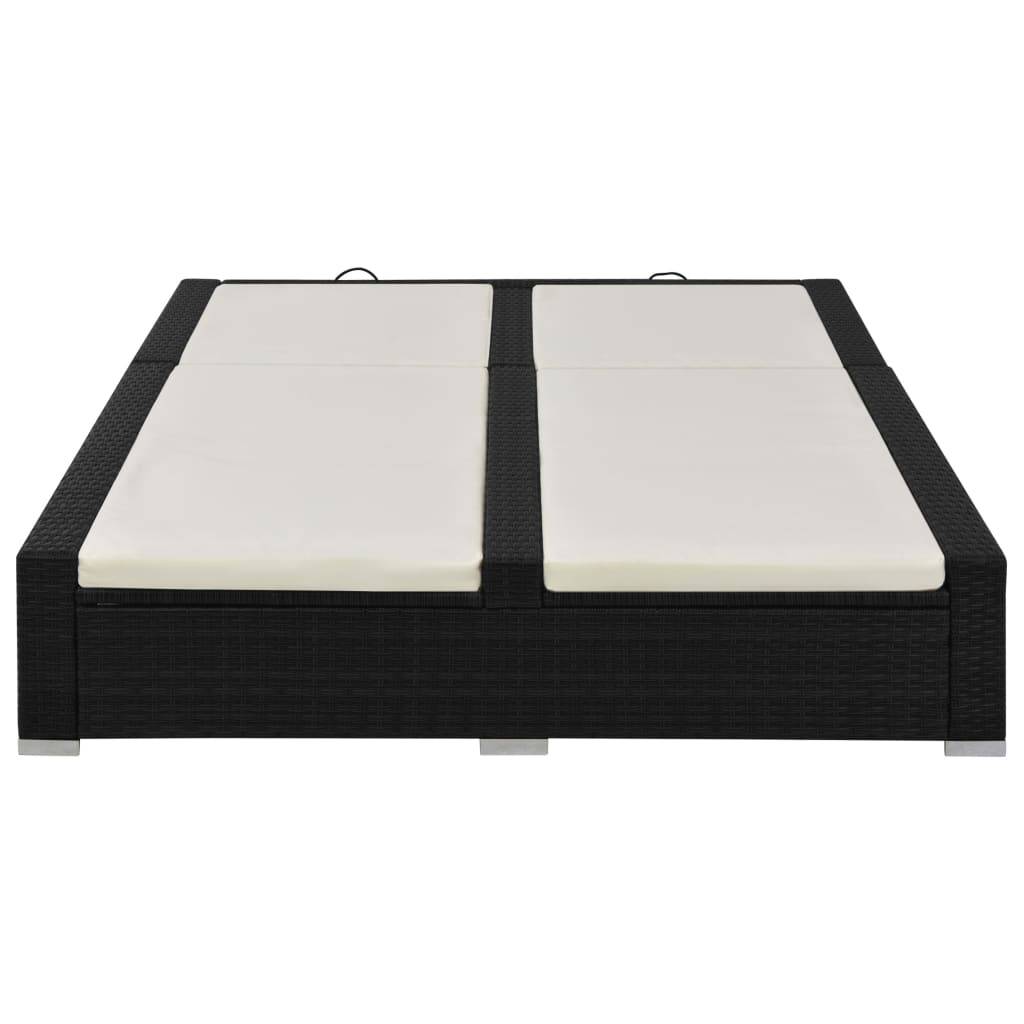 Prolenta Premium - Chaise longue pliante/transat Marduk Noir 202 X 145 X 80 cm - P87209N - Image 2