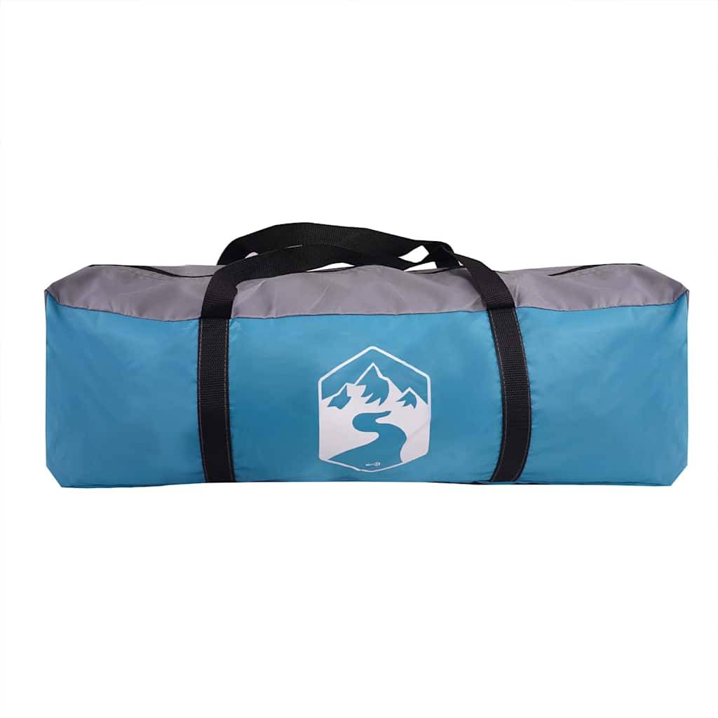Grande Tente Tipi 8 Personnes Polyester Imperméable pour Camping Familial Bleu – ComfortXL Outdoor Living - Image 8