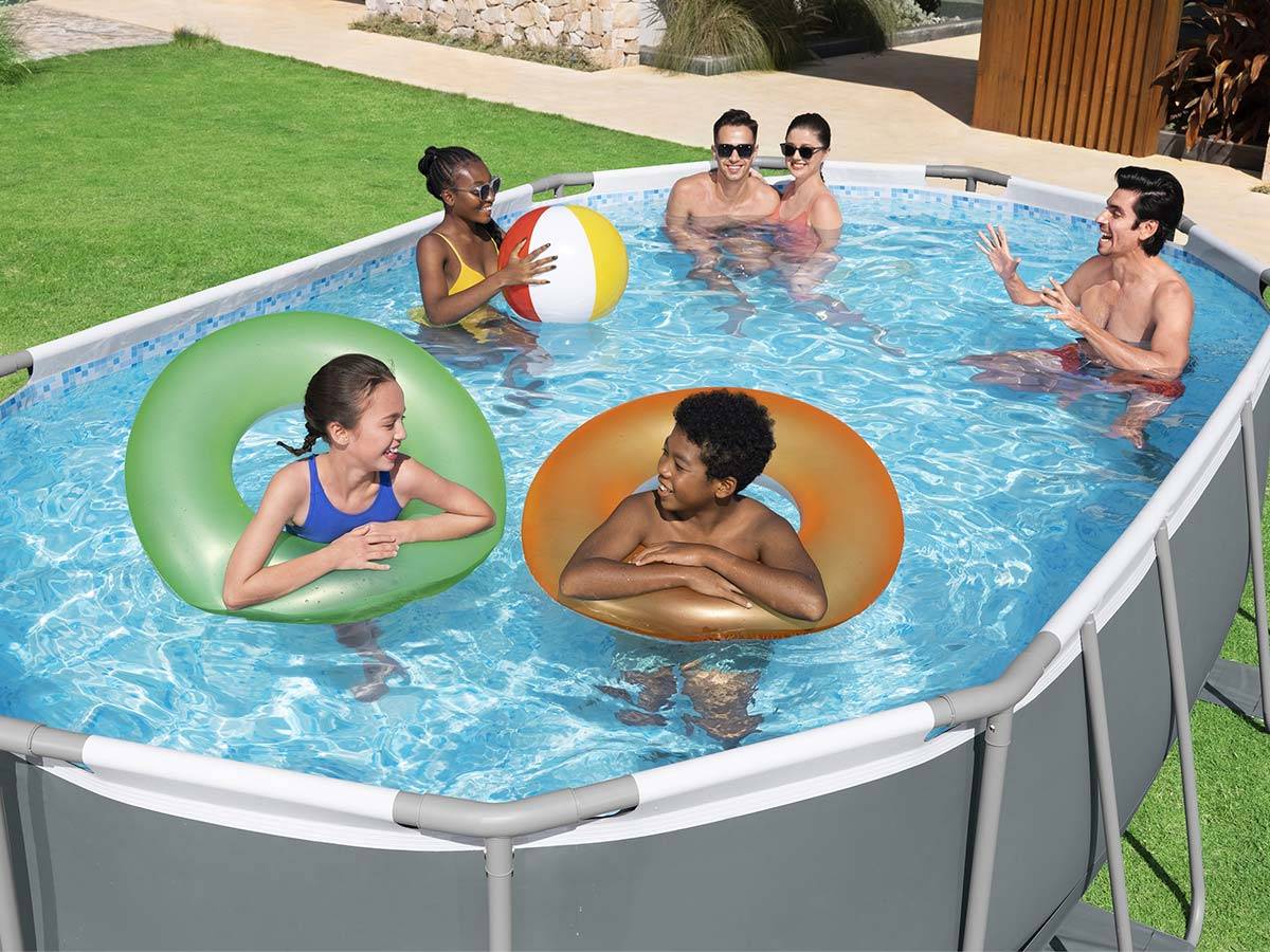 Bestway - Piscine tubulaire Power Steel ovale 4,88 x 3,05 x1,07 m - Bestway - Image 4