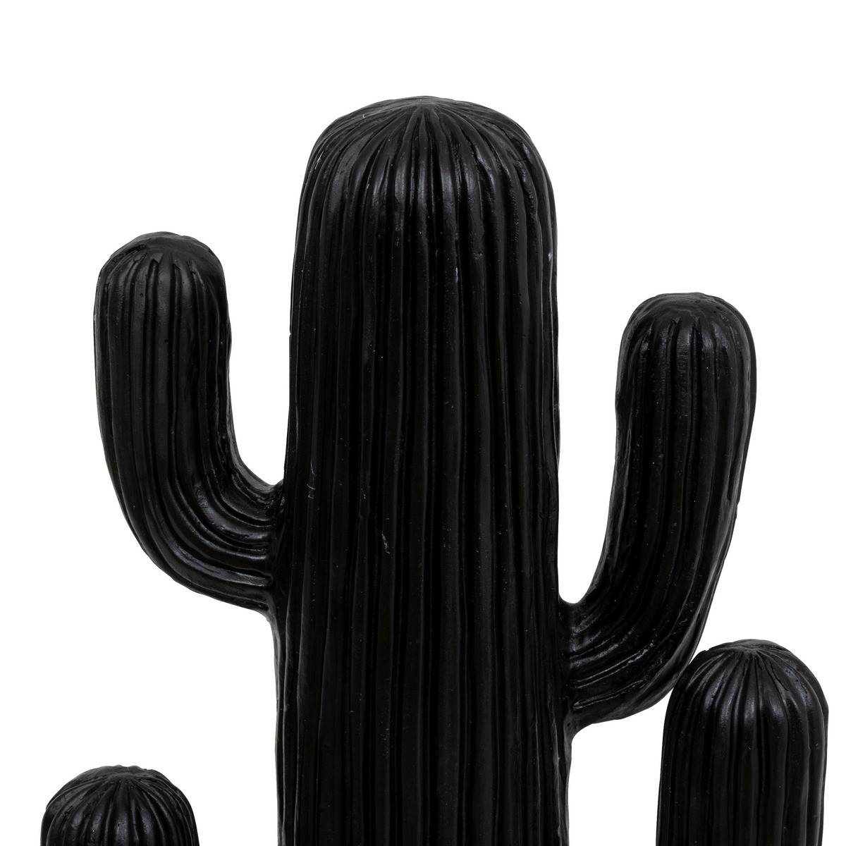 Objet déco Cactus Noir en magnésie H 57 cm - Image 2